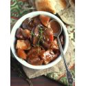 Seitan Bourguignon. Vegan.