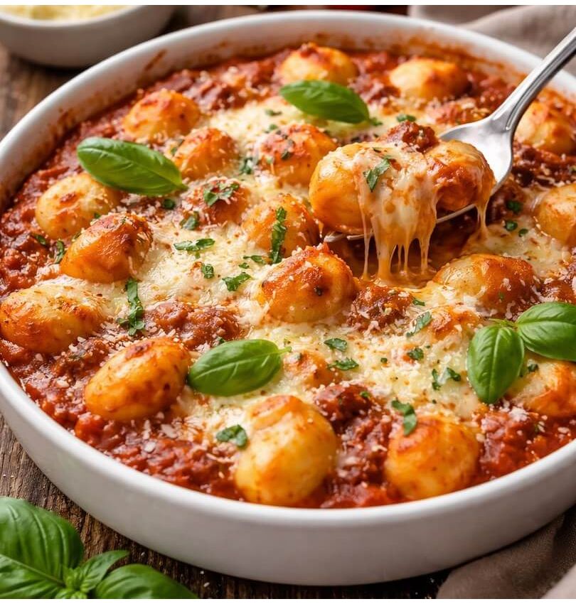 plat cuisiné : gnocchi sauce tomate