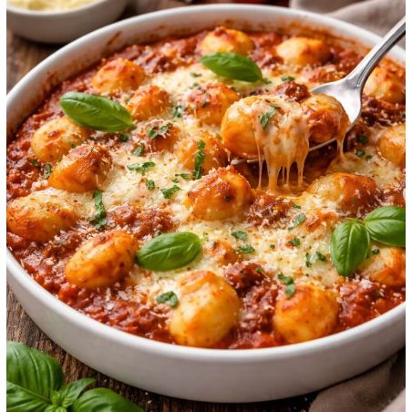 plat cuisiné : gnocchi sauce tomate